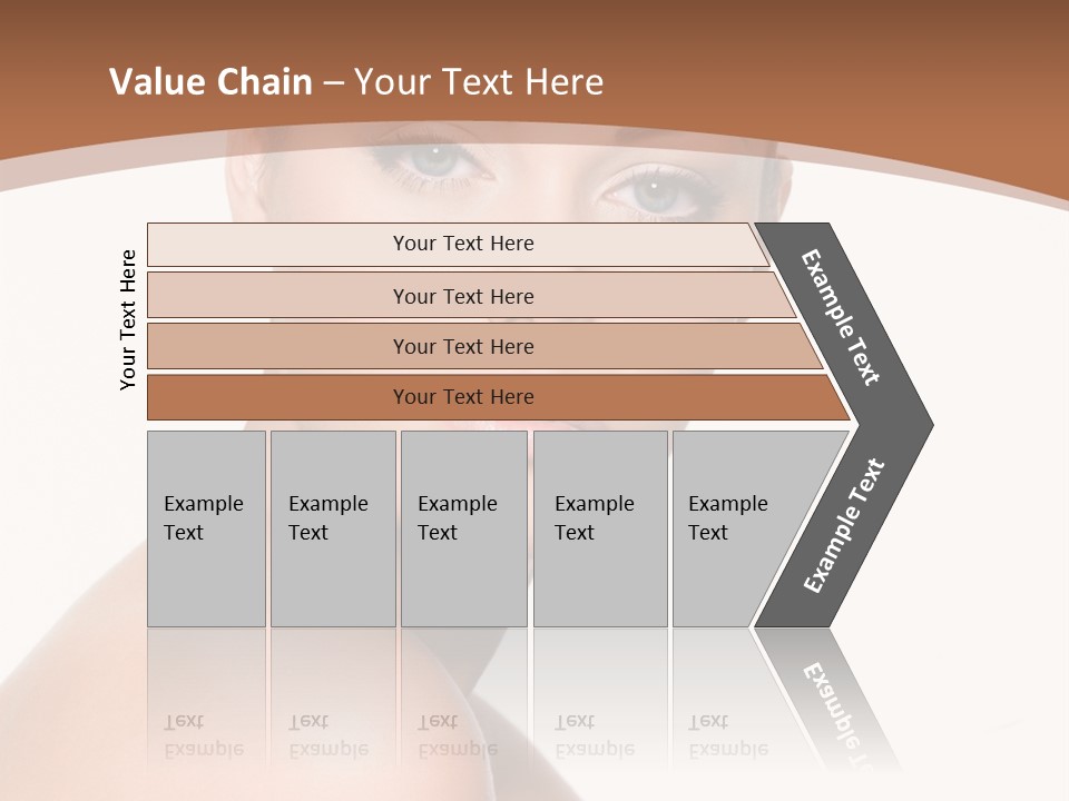 Caucasian Health Woman PowerPoint Template