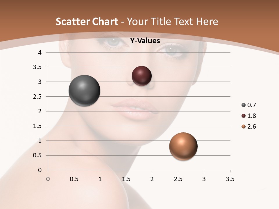 Caucasian Health Woman PowerPoint Template