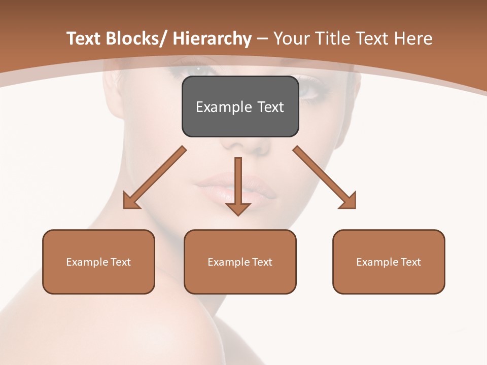 Caucasian Health Woman PowerPoint Template
