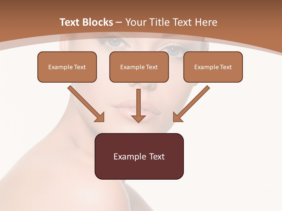 Caucasian Health Woman PowerPoint Template