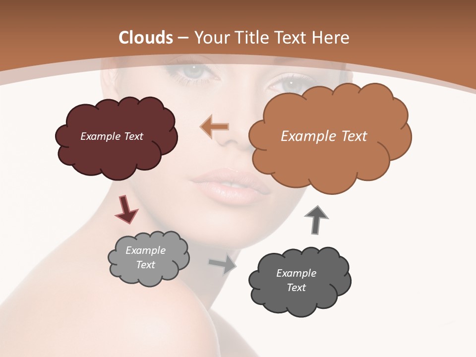 Caucasian Health Woman PowerPoint Template