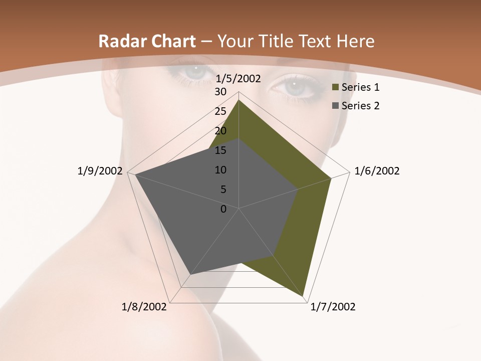 Caucasian Health Woman PowerPoint Template