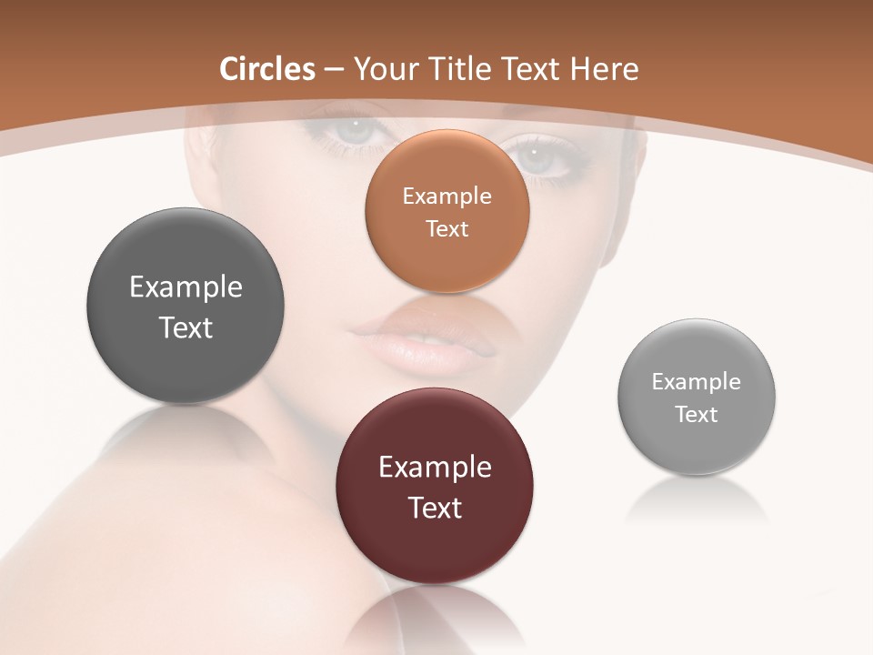 Caucasian Health Woman PowerPoint Template