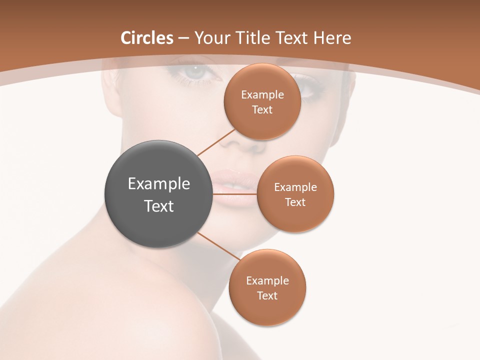 Caucasian Health Woman PowerPoint Template