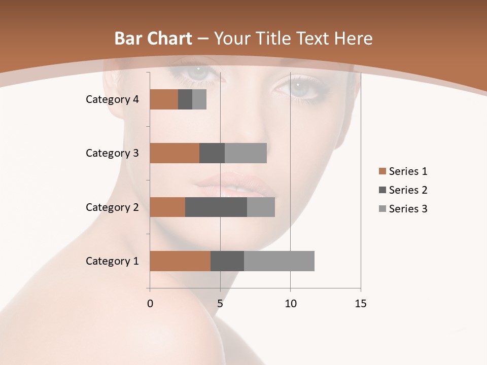 Caucasian Health Woman PowerPoint Template