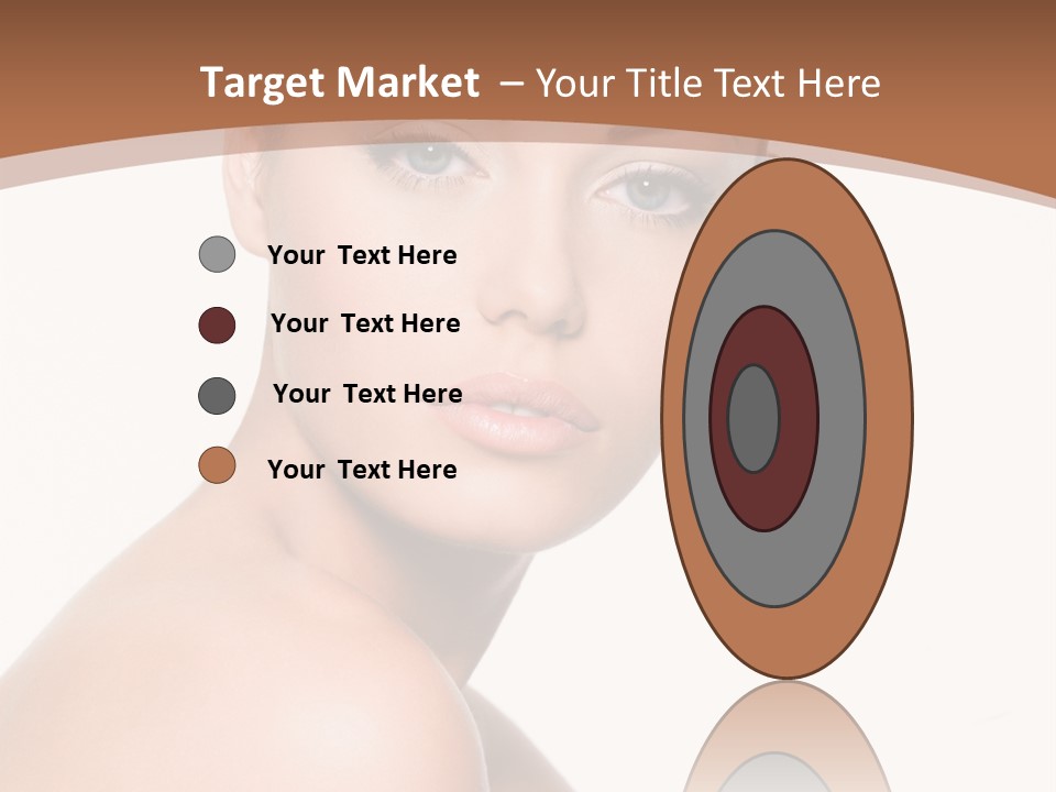 Caucasian Health Woman PowerPoint Template