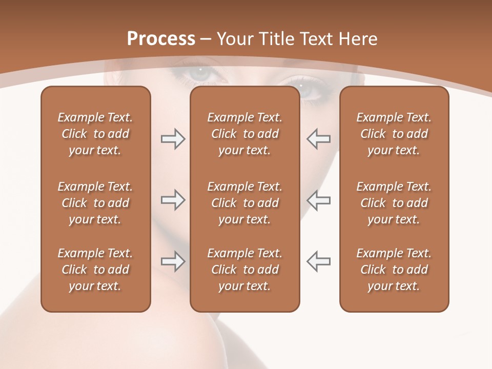 Caucasian Health Woman PowerPoint Template