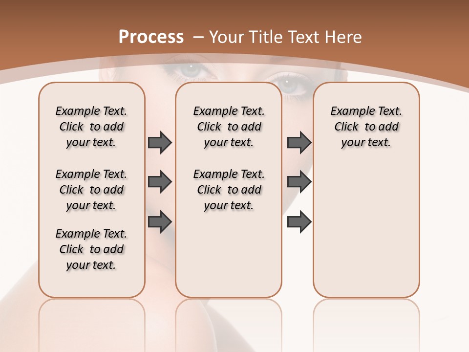 Caucasian Health Woman PowerPoint Template