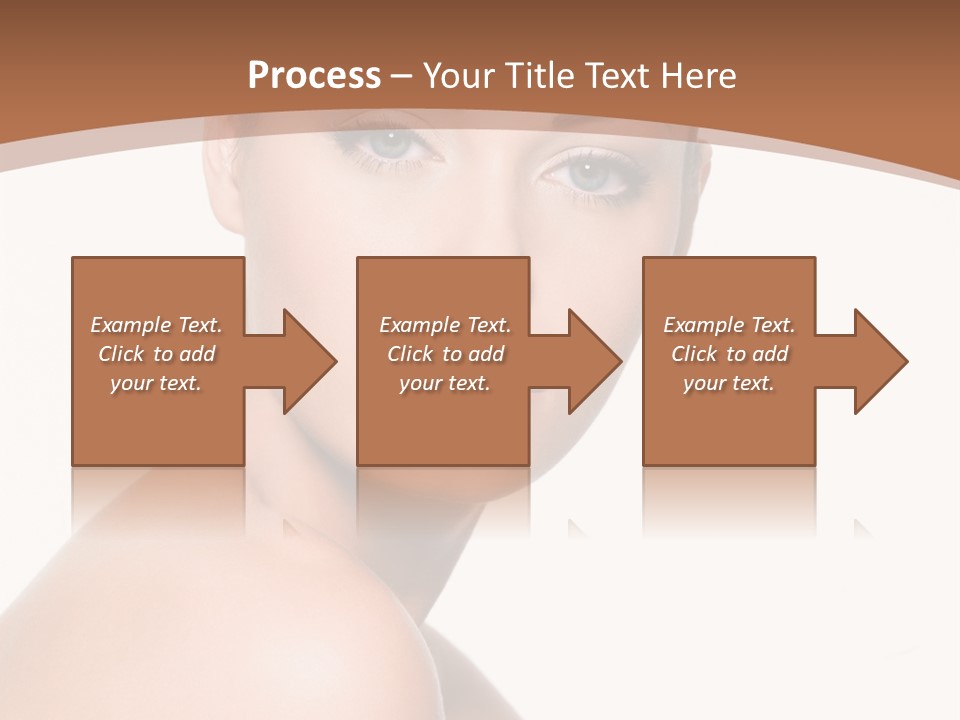 Caucasian Health Woman PowerPoint Template