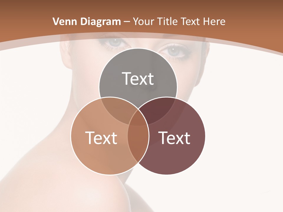 Caucasian Health Woman PowerPoint Template