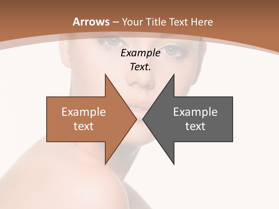 Caucasian Health Woman PowerPoint Template