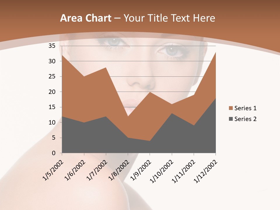 Caucasian Health Woman PowerPoint Template