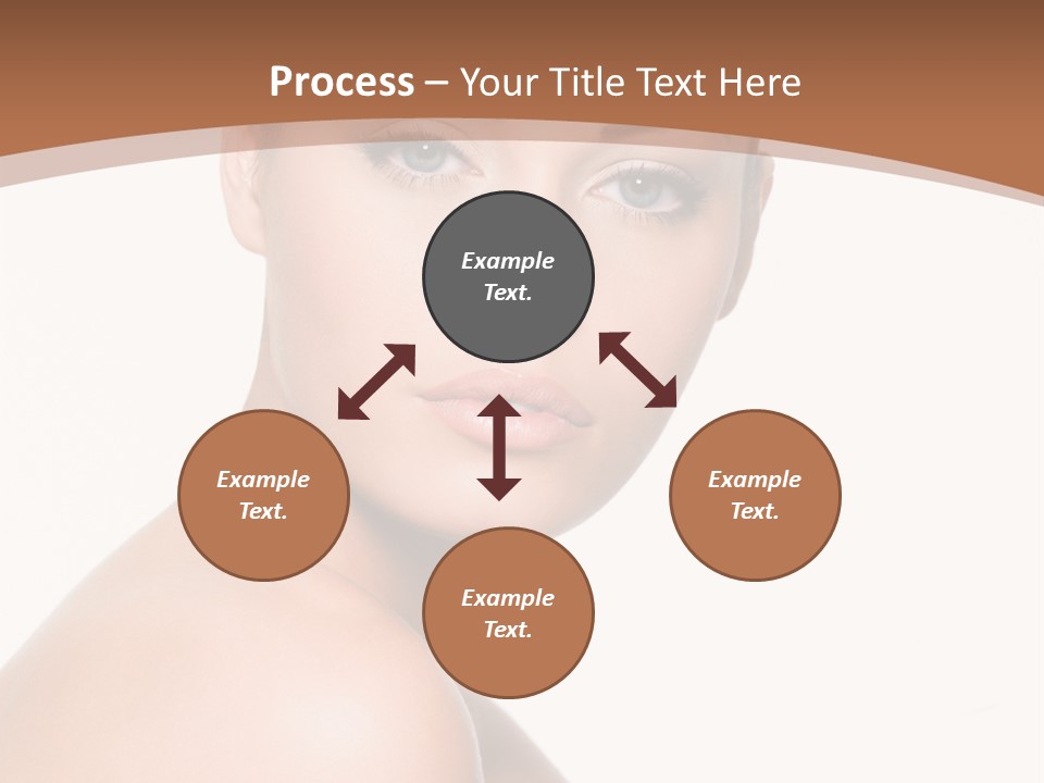 Caucasian Health Woman PowerPoint Template