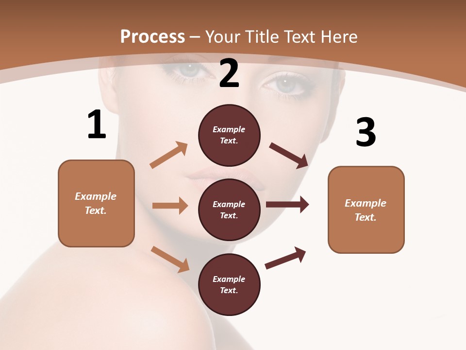 Caucasian Health Woman PowerPoint Template