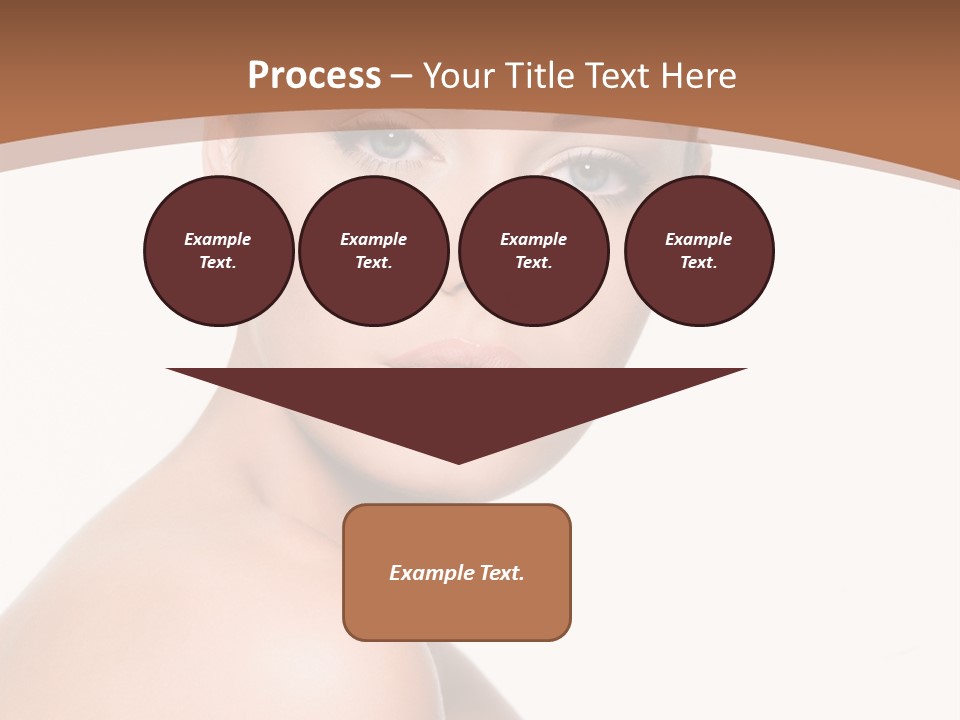 Caucasian Health Woman PowerPoint Template