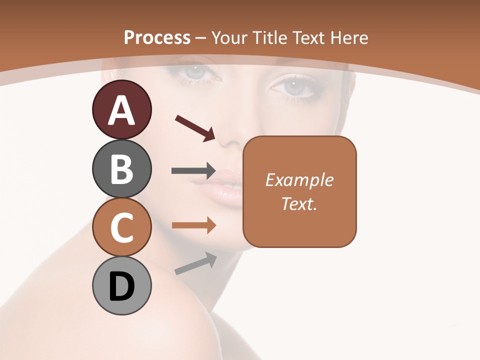 Caucasian Health Woman PowerPoint Template