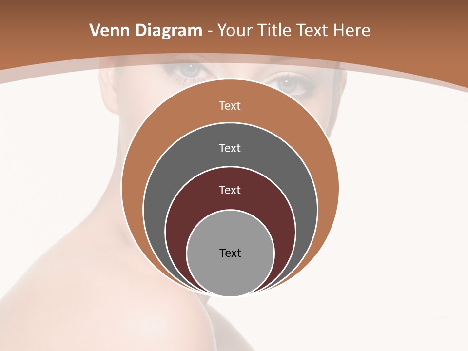 Caucasian Health Woman PowerPoint Template