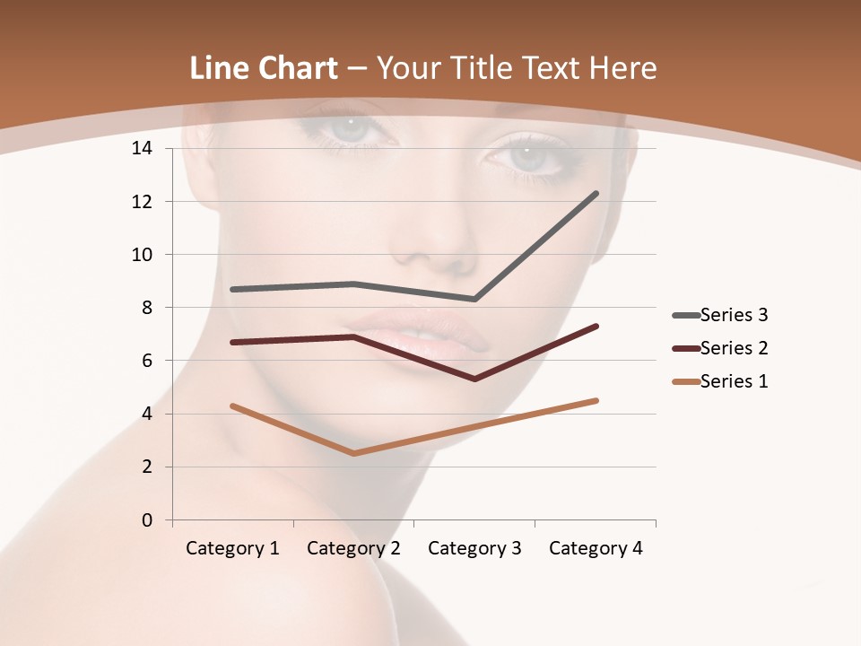 Caucasian Health Woman PowerPoint Template
