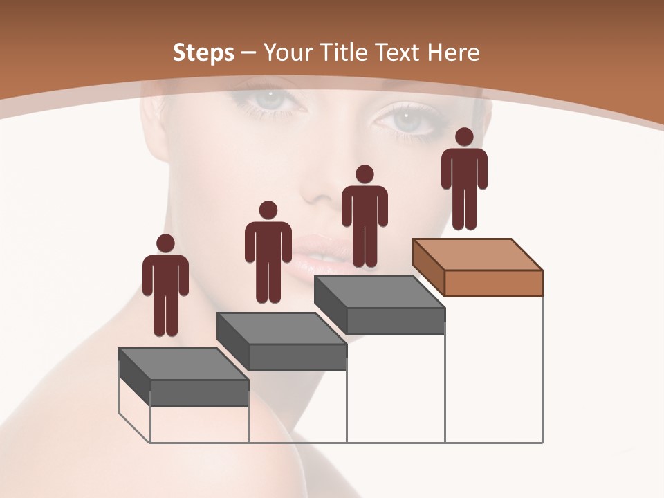 Caucasian Health Woman PowerPoint Template