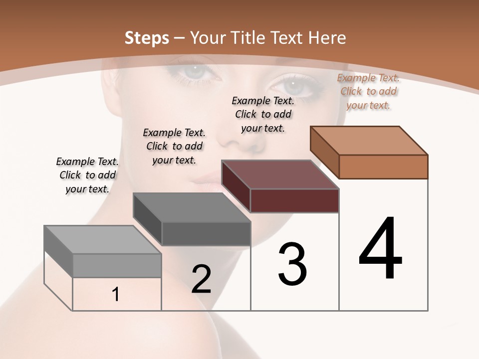 Caucasian Health Woman PowerPoint Template