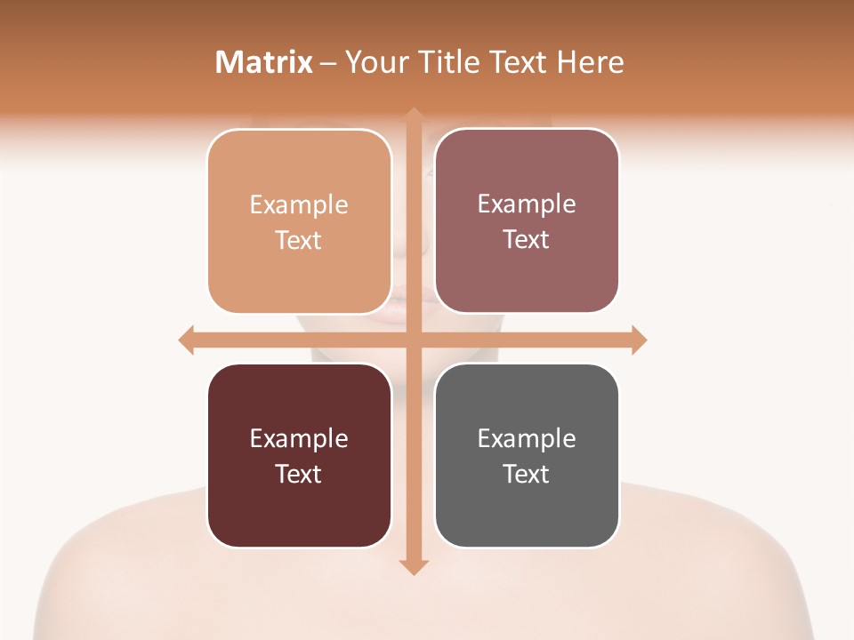 Caucasian Health Woman PowerPoint Template