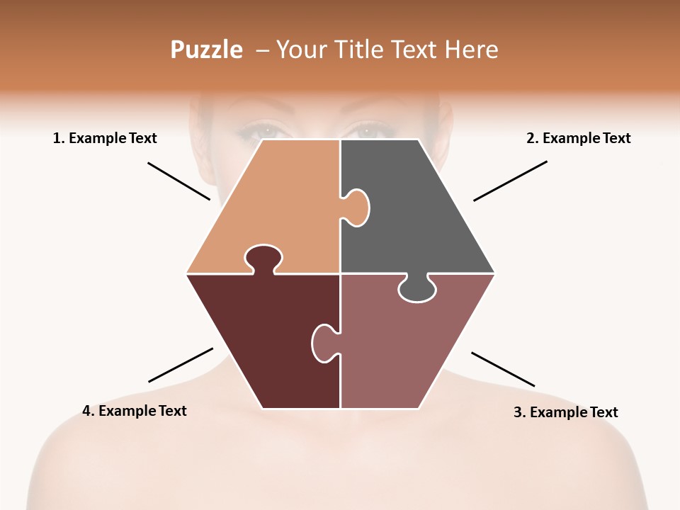 Caucasian Health Woman PowerPoint Template