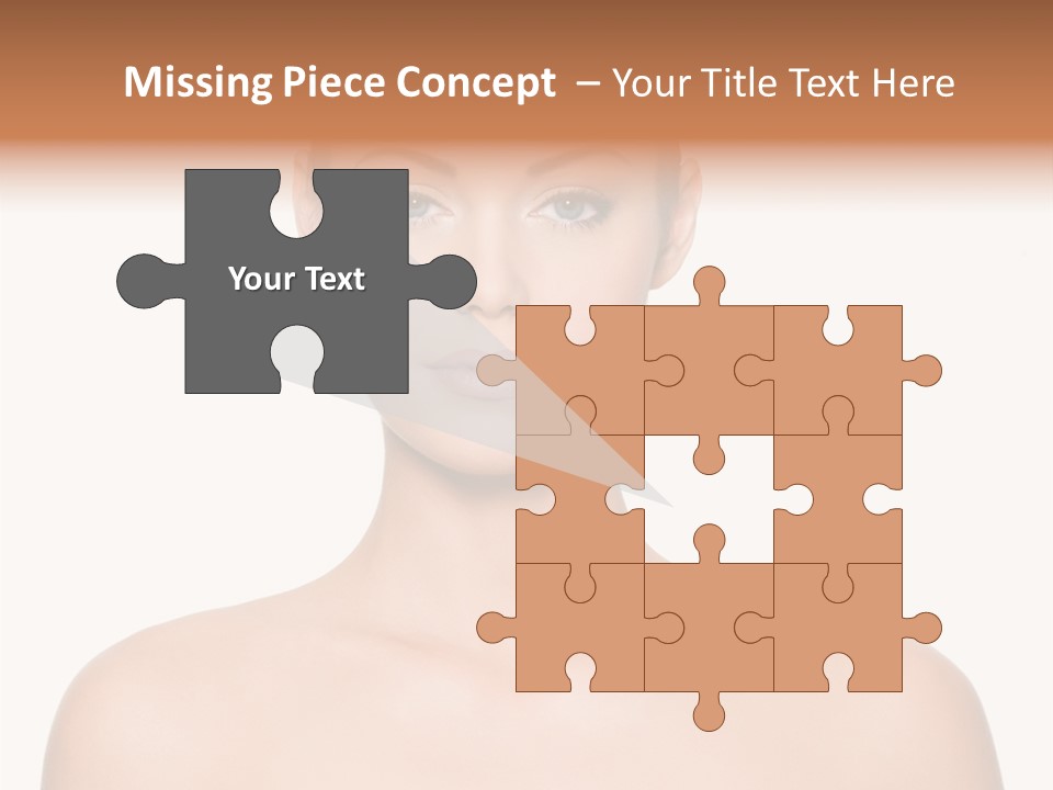 Caucasian Health Woman PowerPoint Template