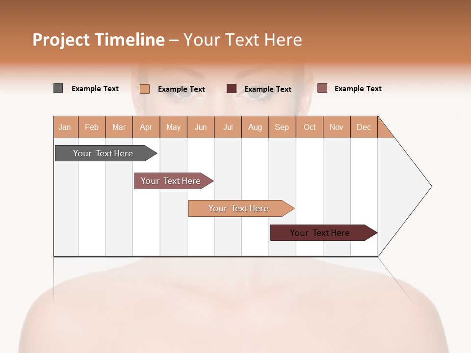 Caucasian Health Woman PowerPoint Template
