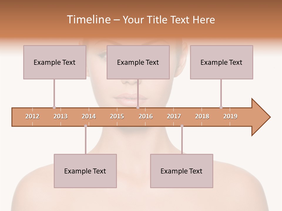 Caucasian Health Woman PowerPoint Template