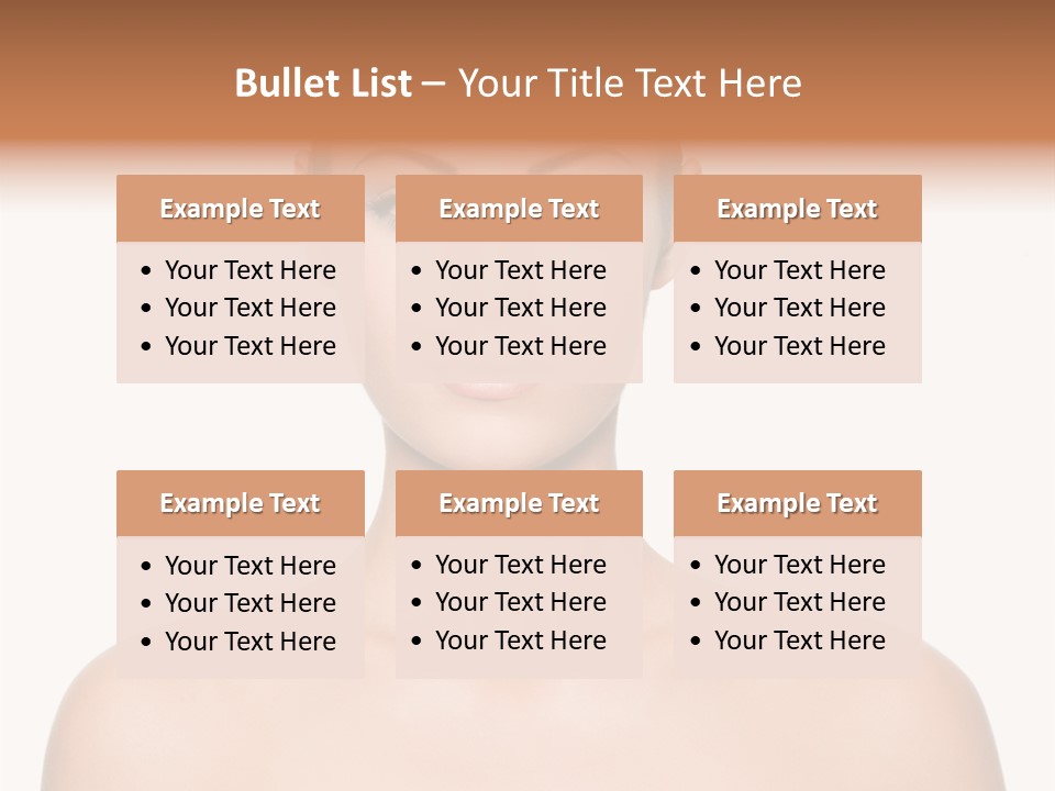 Caucasian Health Woman PowerPoint Template