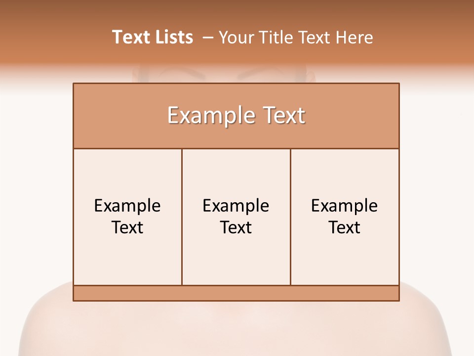 Caucasian Health Woman PowerPoint Template