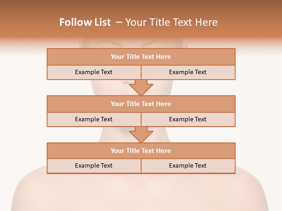 Caucasian Health Woman PowerPoint Template