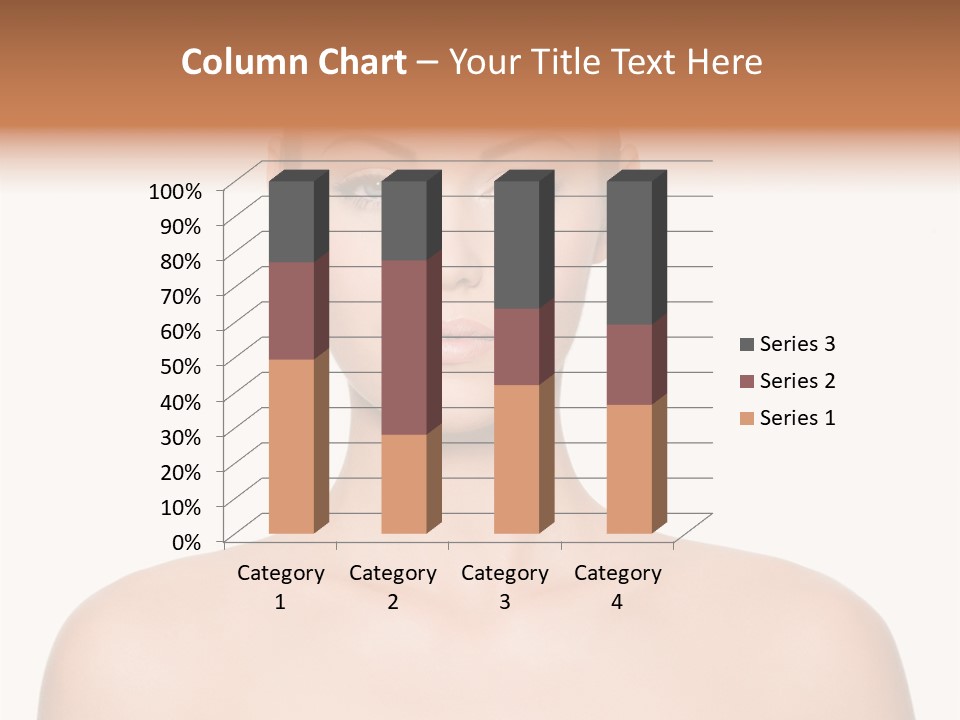 Caucasian Health Woman PowerPoint Template