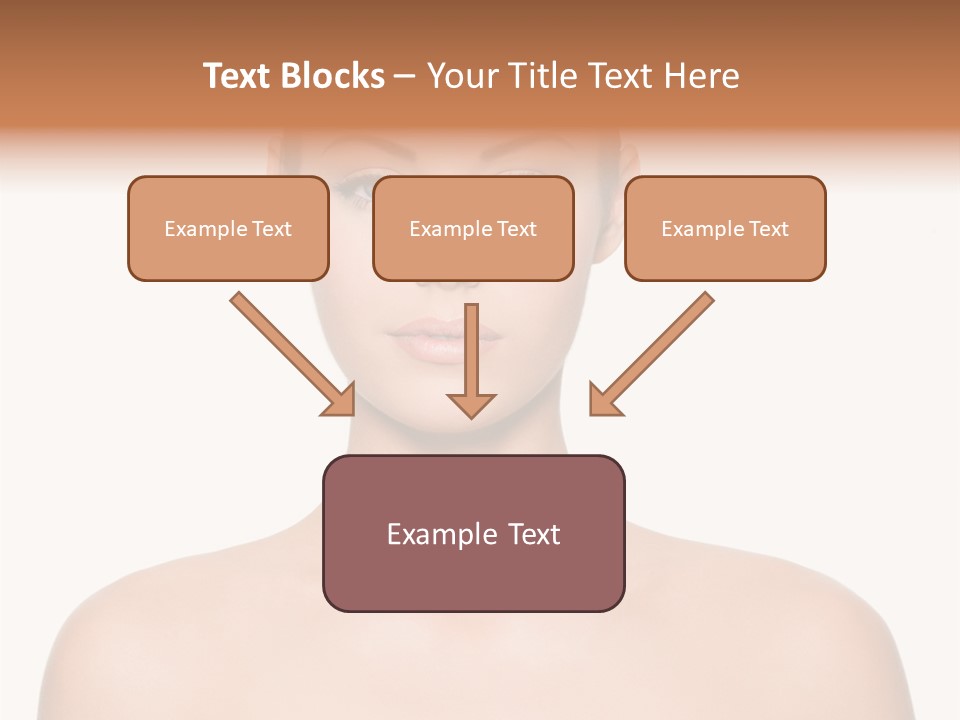 Caucasian Health Woman PowerPoint Template