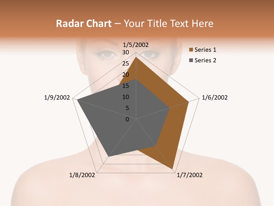 Caucasian Health Woman PowerPoint Template