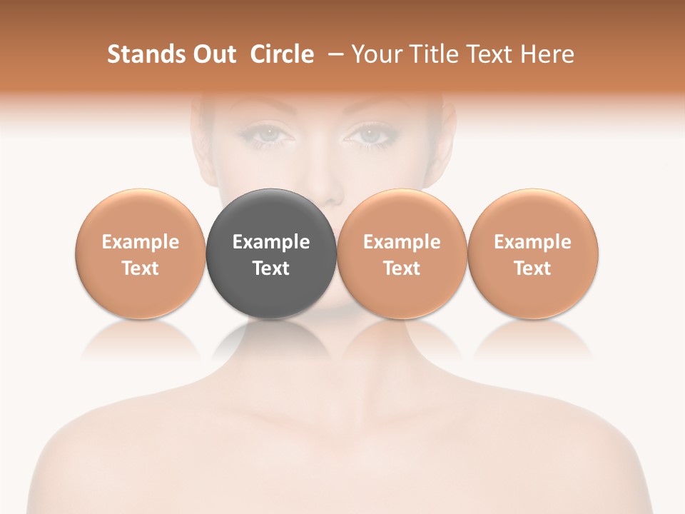 Caucasian Health Woman PowerPoint Template