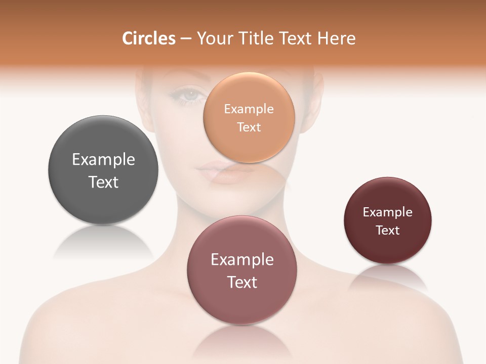 Caucasian Health Woman PowerPoint Template