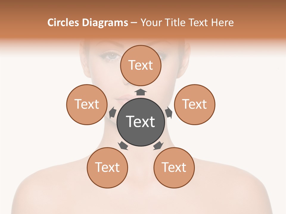 Caucasian Health Woman PowerPoint Template