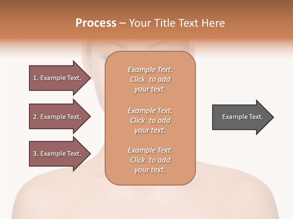Caucasian Health Woman PowerPoint Template