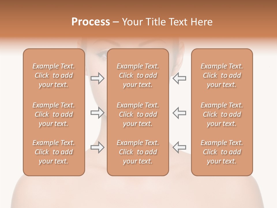 Caucasian Health Woman PowerPoint Template