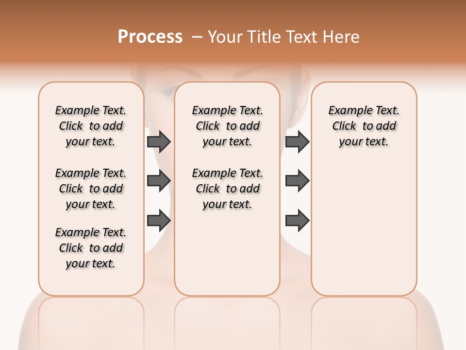 Caucasian Health Woman PowerPoint Template