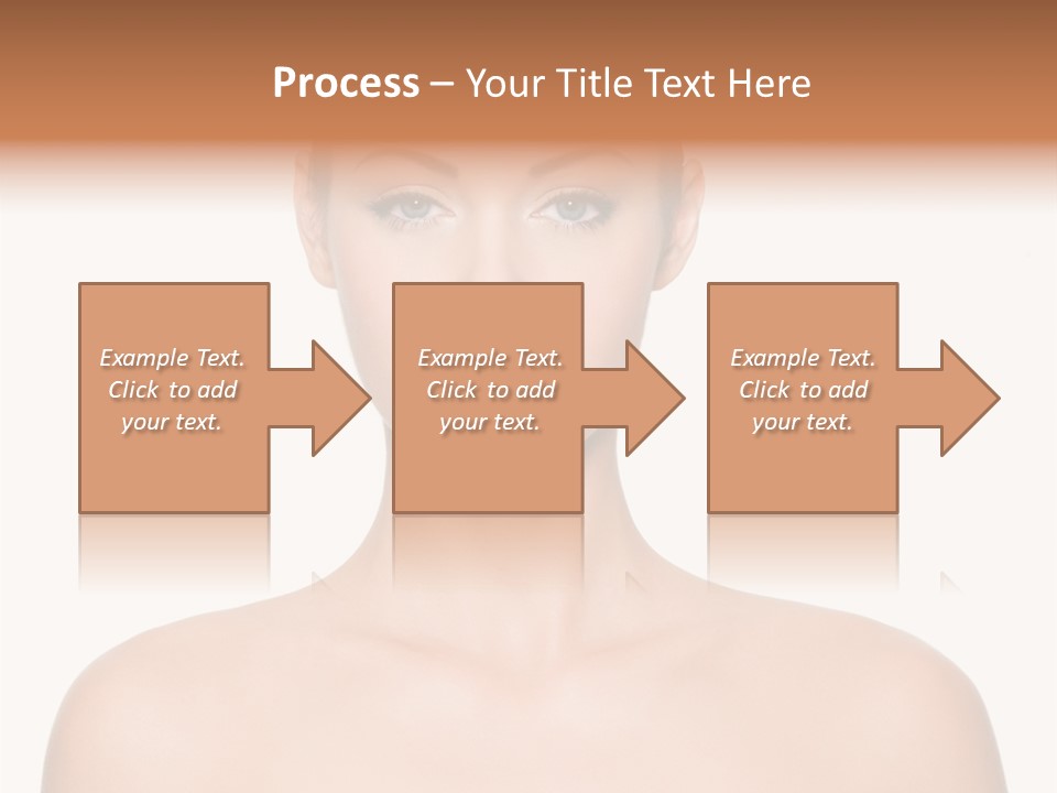 Caucasian Health Woman PowerPoint Template