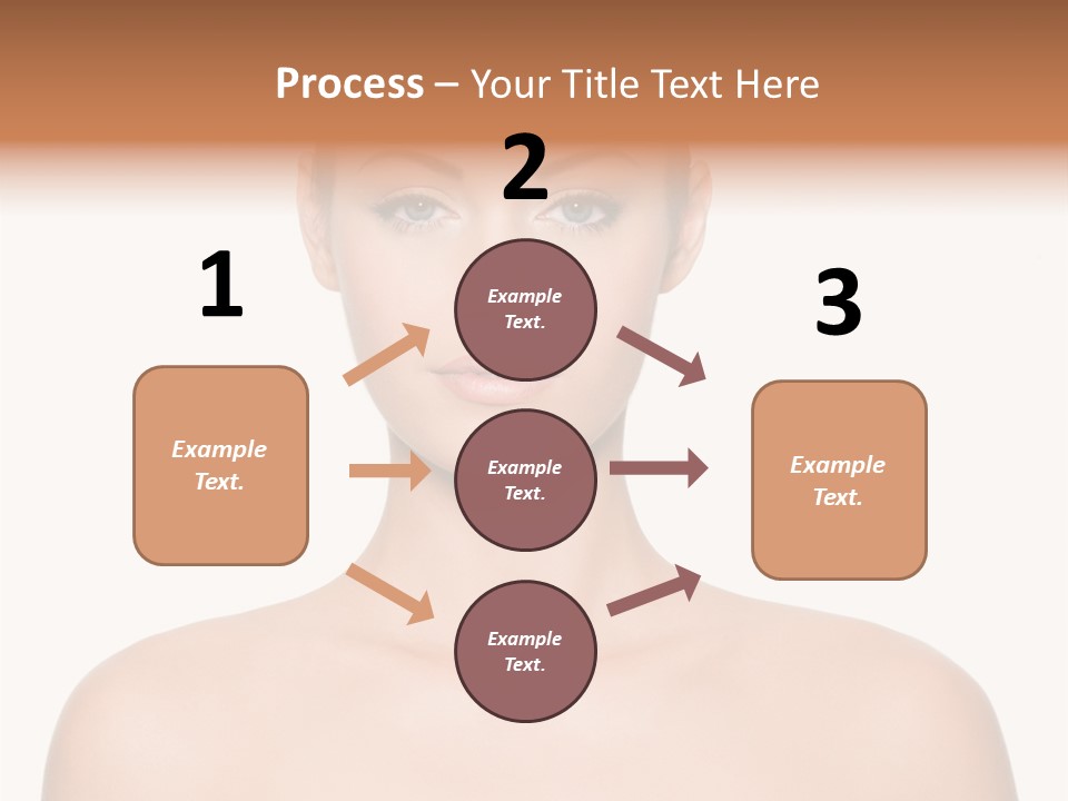 Caucasian Health Woman PowerPoint Template