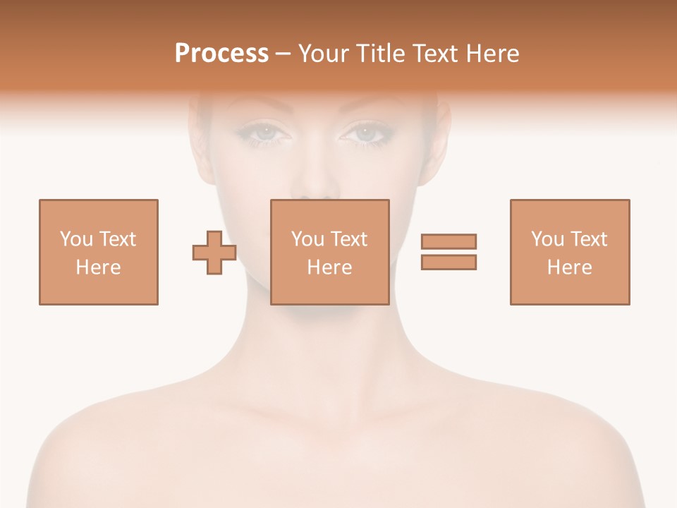 Caucasian Health Woman PowerPoint Template