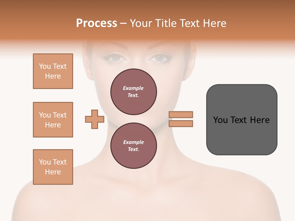 Caucasian Health Woman PowerPoint Template