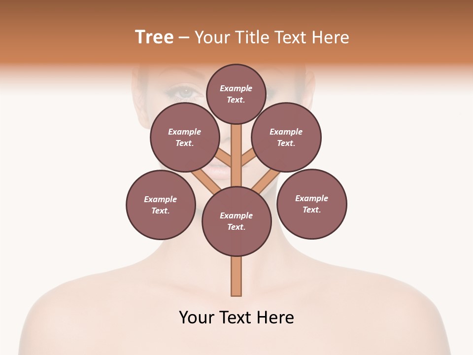 Caucasian Health Woman PowerPoint Template