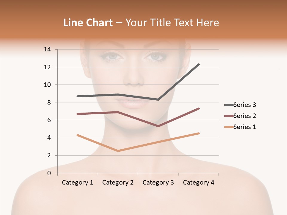 Caucasian Health Woman PowerPoint Template
