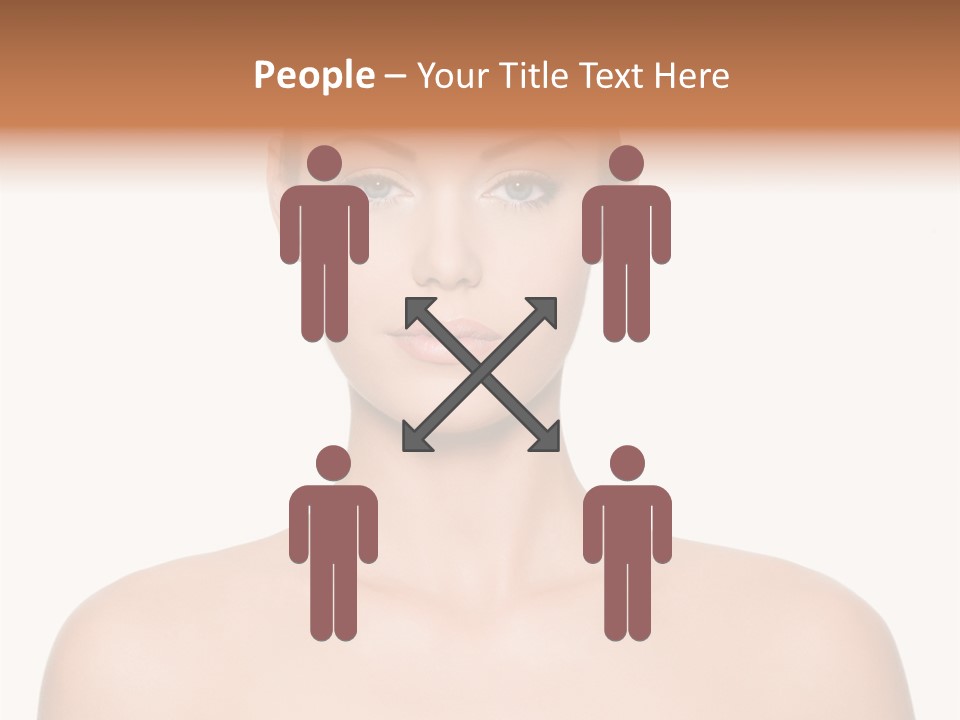 Caucasian Health Woman PowerPoint Template