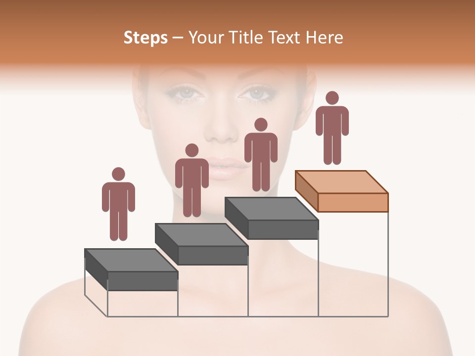 Caucasian Health Woman PowerPoint Template