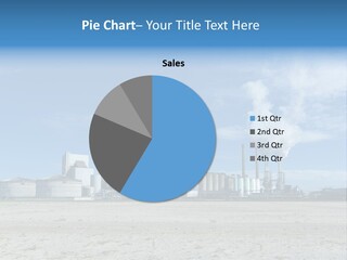 A Power Plant With Smoke Coming Out Of It PowerPoint Template